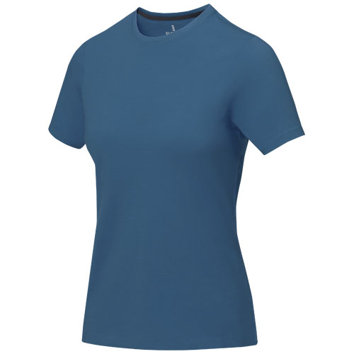 T-shirt publicitaire 160g coton femme Nanaimo Bleu tech